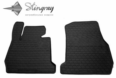 Передні автомобильные гумові килимки BMW 3 (F30/F31/F34) 2011-2019 (design 2016)