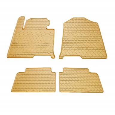 Hyundai Sonata 2014- Комплект из 4-х ковриков Бежевый в салон