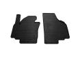Передні автомобильные гумові килимки Volkswagen Golf Plus 2005- (design 2016)
