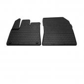 Передні автомобильные гумові килимки Peugeot Rifter 2018- (круглая кліпса)