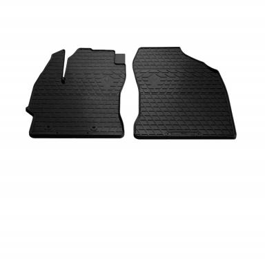 Передні автомобильные гумові килимки Toyota Corolla 2013- (design 2016)