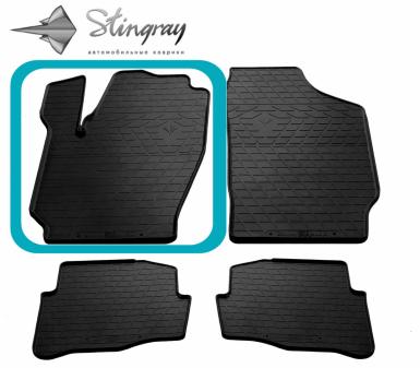 Водійський резиновый килимок Skoda Fabia I 2000-