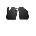 Передні автомобильные гумові килимки Skoda Fabia III 2015-