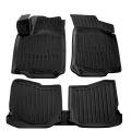 Комплект 3D килимків в салон автомобіля SKODA Octavia I (1996-2004) кліпса Owal