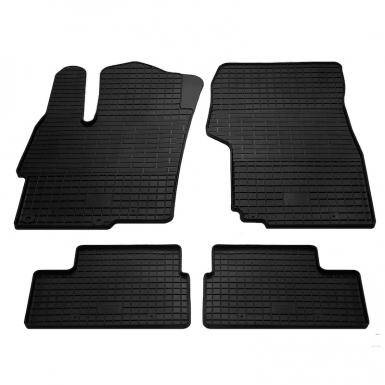 Комплект гумових килимків в салон автомобіля Mitsubishi Lancer X 2007-