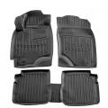 Комплект 3D килимків в салон Mitsubishi Outlander (2003–2006)