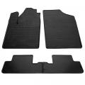 Комплект гумових килимків в салон автомобіля Peugeot Partner 1999-2008 (design 2016)