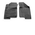 Передні 3D килимки для Jeep Compass І (2006-2016) (дві кліпси на водійському)