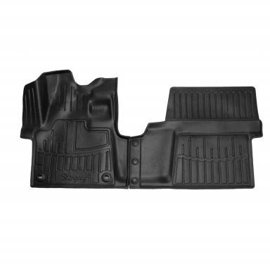 Килимок 3D на 1й ряд Opel Zafira Life (1 1) (1 line)   комплект 3D килимків з 2 штук