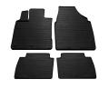Комплект гумових килимків в салон автомобіля Nissan Qashqai+2 2008-2014 (4 шт)