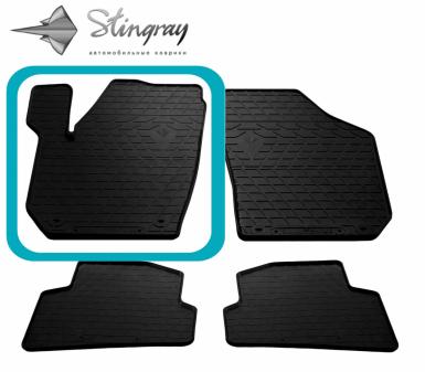 Водійський резиновый килимок Skoda Fabia II 2007-