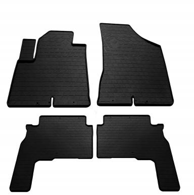 Комплект гумових килимків в салон автомобіля Hyundai Santa Fe 2006-2010
