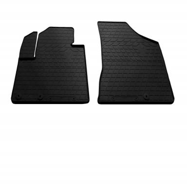 Передні автомобильные гумові килимки Hyundai Santa Fe II (CM) (2010-2012) (design 2016)