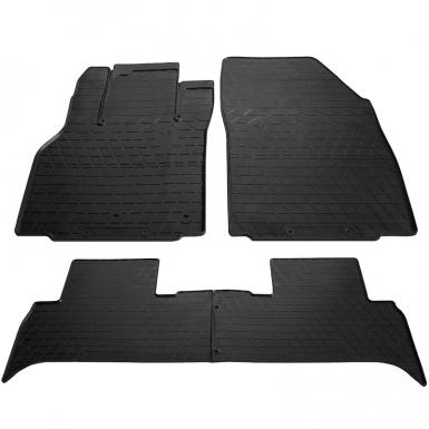 Комплект гумових килимків в салон автомобіля Renault Grand Scenic 2009-